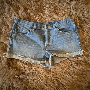 BDG Light Blue Jean Shorts